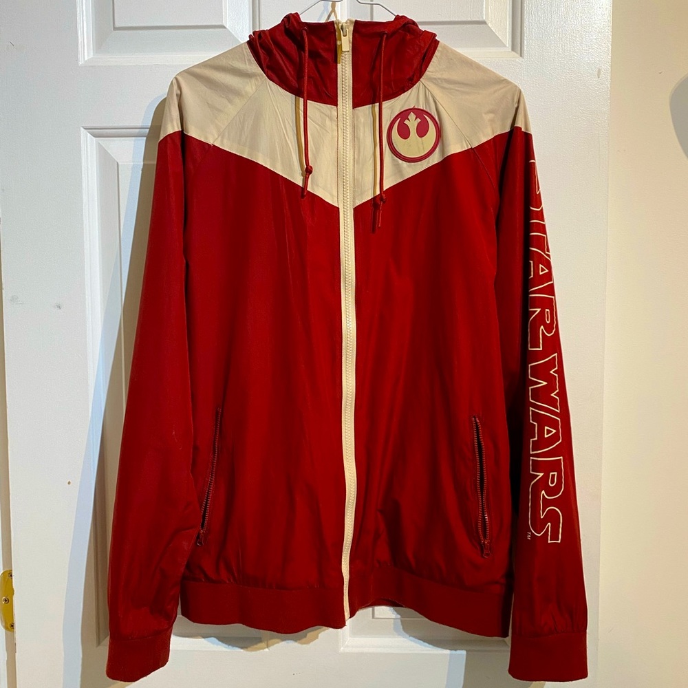 Star Wars official Rebel Alliance windbreaker starboard phoenix jacket
